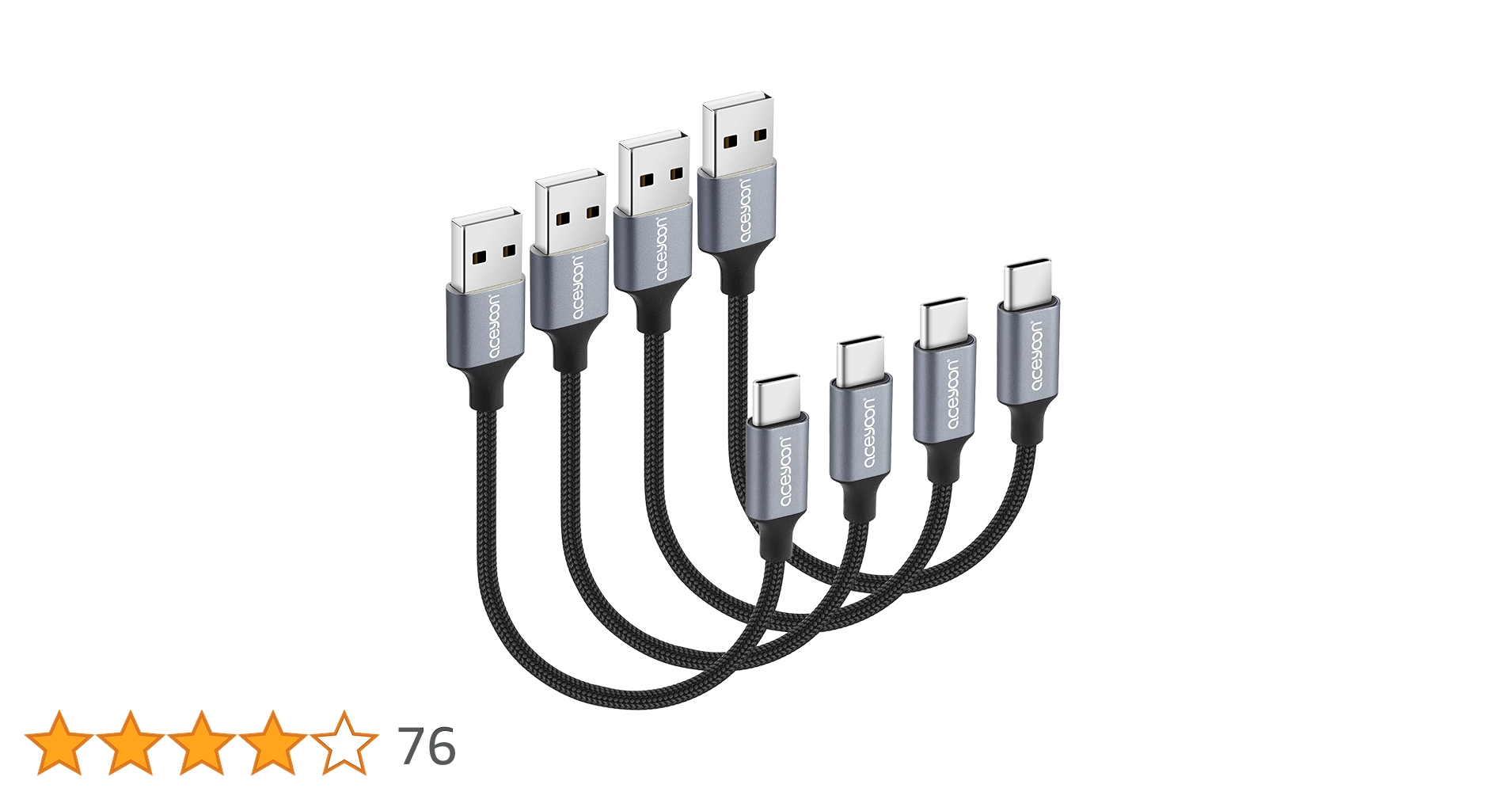 Type C⇆Type C 10cm転換ケーブル タイプC Type-C PB.超速PD対応充転ケーブル 10cm 60W ブラック